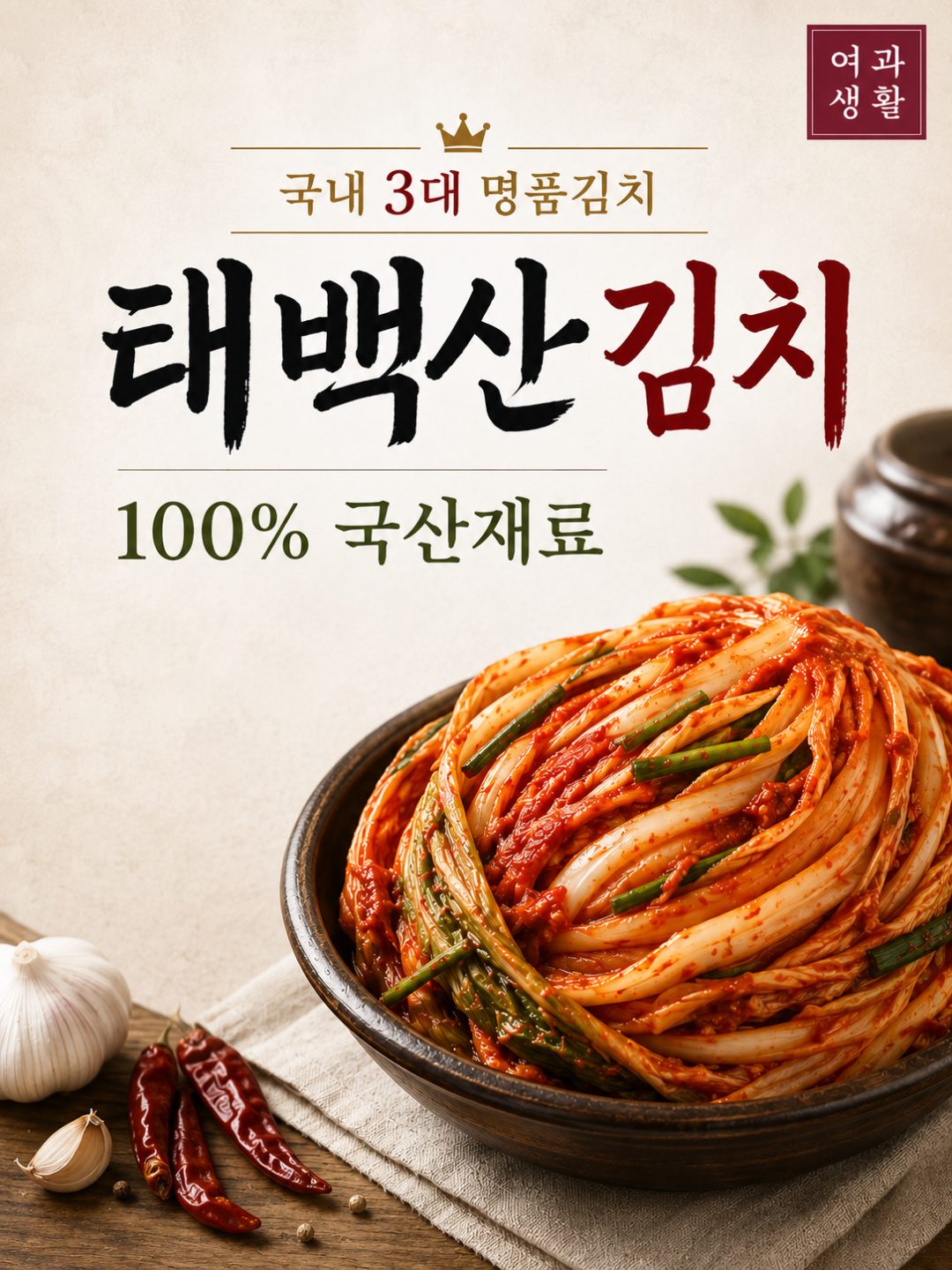 태백산 김치(5kg, 10kg)